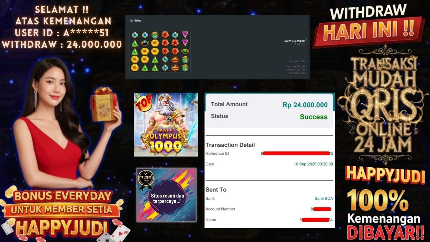 HAPPYJUDI JACKPOT SLOT CAISHEN WINS